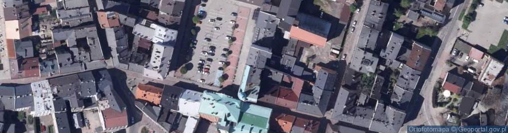 Zdjęcie satelitarne Agencja Kubinek Ubezpieczenia Bielsko-Biała