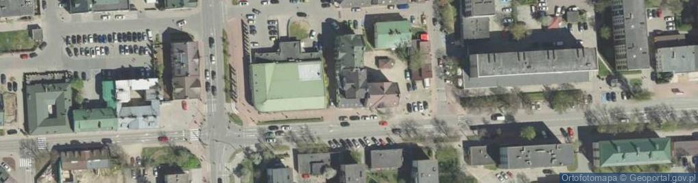 Zdjęcie satelitarne Centrum Ubezpieczeń