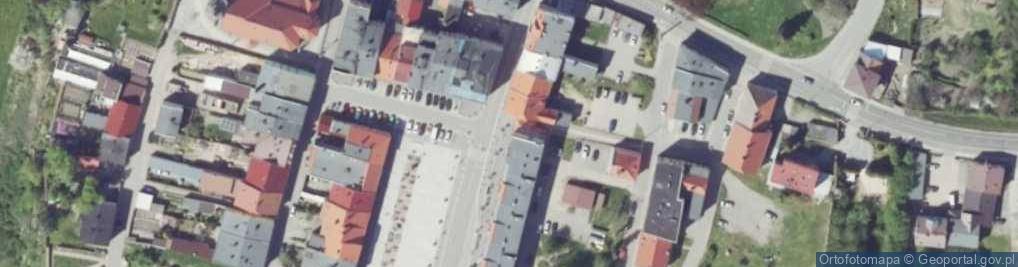 Zdjęcie satelitarne Centrum ubezpieczeń