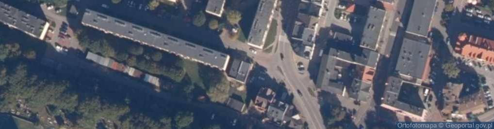 Zdjęcie satelitarne Ubezpieczenia Człuchów - Unilink S.A. - Placówka Partnerska