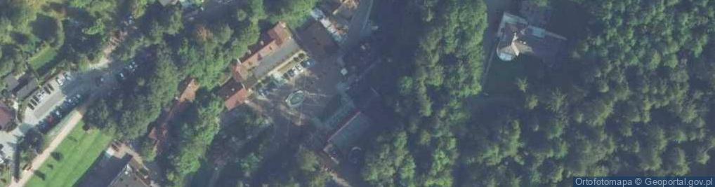 Zdjęcie satelitarne Dom nad Zdrojami - Pijalnia Wód Zdrojowych