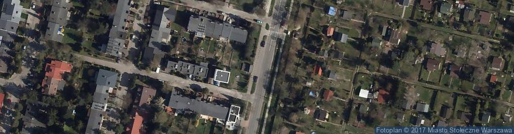 Zdjęcie satelitarne Warszawa - Groty