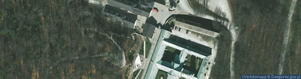 Zdjęcie satelitarne Źródło proroka Eliasza - na terenie klasztoru karmelitów
