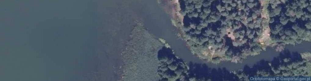 Zdjęcie satelitarne jez. Mikaszewo - Kanał Augustowski