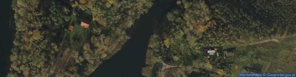 Zdjęcie satelitarne Jezioro Ślesińskie - Kanał Ślesiński