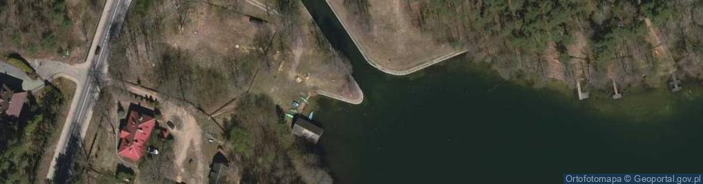 Zdjęcie satelitarne Jezioro Studzieniczne - Kanał Augustowski