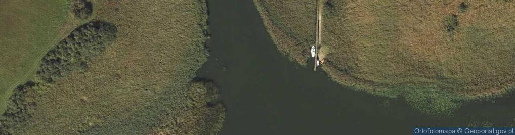 Zdjęcie satelitarne Jezioro Wolickie - rz. Noteć