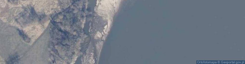 Zdjęcie satelitarne Ujście Kamiennej- rz. Wisła [L324