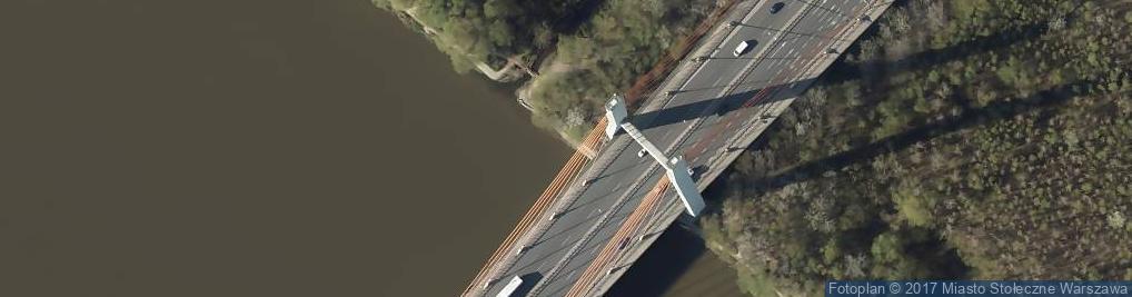 Zdjęcie satelitarne Ujście Kanału Nowa Ulga do rz. Wisła