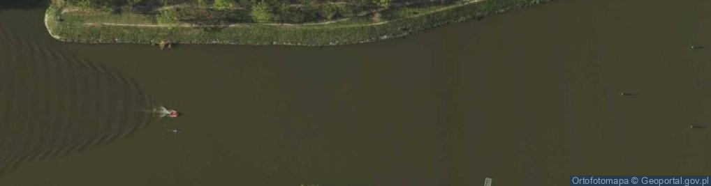 Zdjęcie satelitarne Ujście Kanału Różanka do rz. Stara Odra