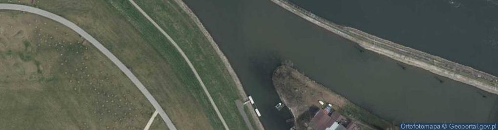 Zdjęcie satelitarne Ujście Kanału Wińskiego do rz. Odra [L150