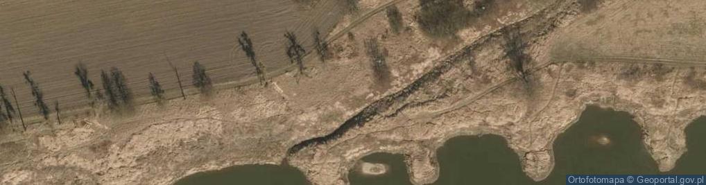 Zdjęcie satelitarne Ujście rz. Barłożna do rz. Odra