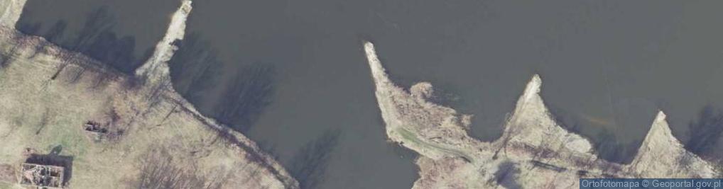 Zdjęcie satelitarne Ujście rz. Bóbr do rz. Odra [L514