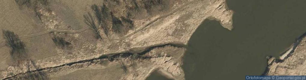 Zdjęcie satelitarne ujście rz. Bobrek- rz. Odra [L317