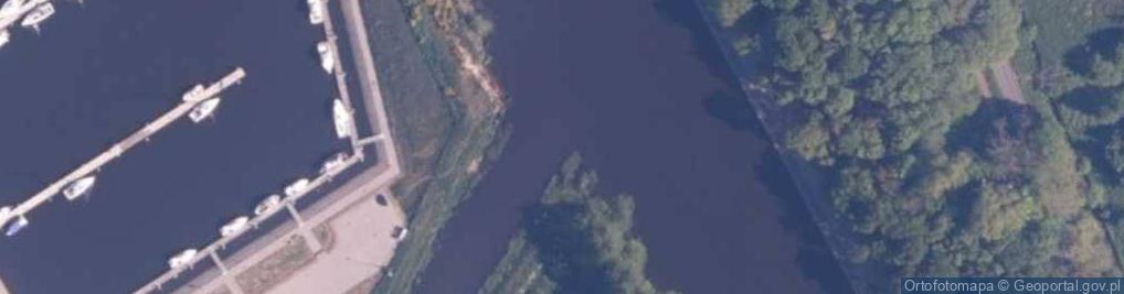 Zdjęcie satelitarne Ujście rz. Grabowa do rz. Wieprza