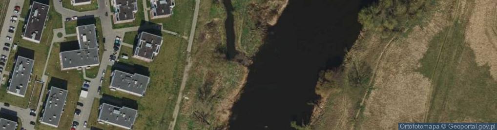 Zdjęcie satelitarne Ujście rz. Junikowski Strumień do rz. Warta