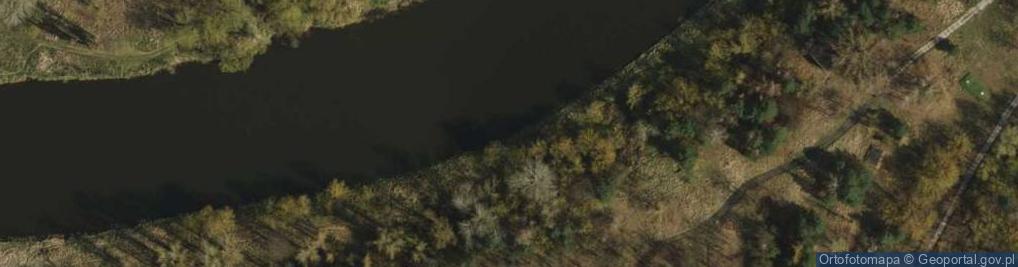Zdjęcie satelitarne Ujście rz. Koźlanka do rz. Warta