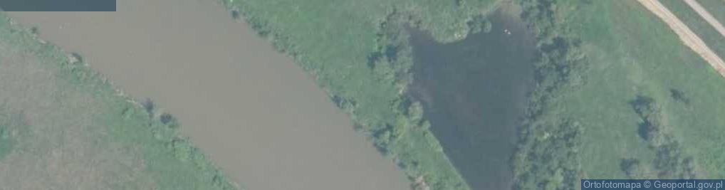 Zdjęcie satelitarne Ujście rz. Kwaczałka do rz. Wisła