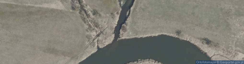 Zdjęcie satelitarne Ujście rz. Łajewek do rz. Narew