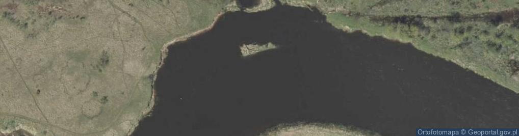 Zdjęcie satelitarne Ujście rz. mała Rozoga do rz. Narew