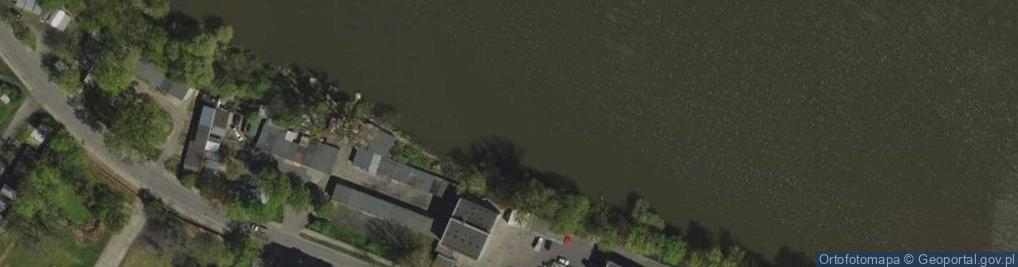 Zdjęcie satelitarne Ujście rz. Odra do rz. Młynówka