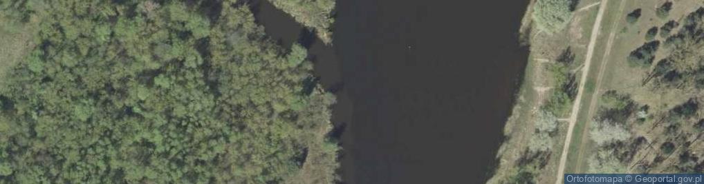 Zdjęcie satelitarne Ujście rz. Omulew - rz. Narew