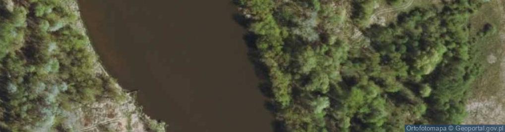 Zdjęcie satelitarne Ujście rz. Ostrówek do rz. Narew