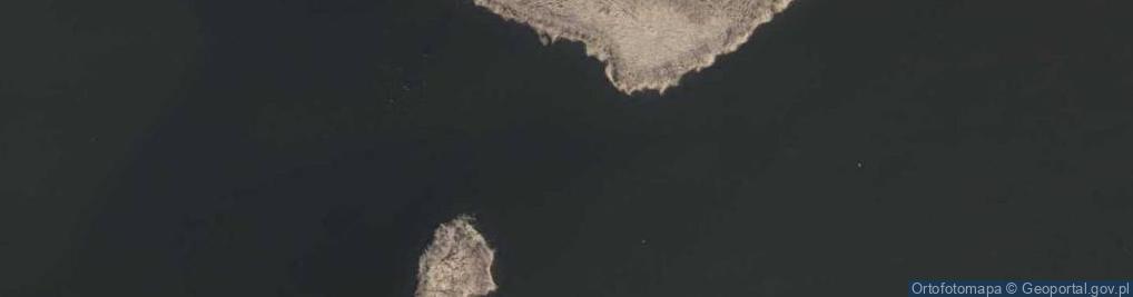 Zdjęcie satelitarne Ujście rz. Regalica (Odra Wschodnia) do Zatoki Bryneckiej