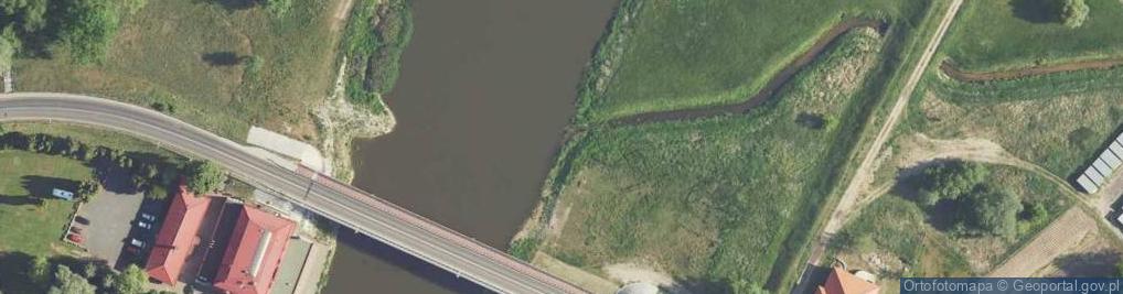 Zdjęcie satelitarne Ujście rz. Skwierzynka do rz. Warta