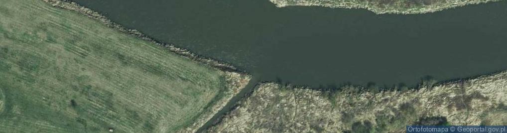 Zdjęcie satelitarne Ujście rz. Sosnówka do rz. Wisła [P53