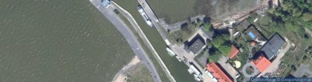 Zdjęcie satelitarne Ujście rz. Strużyna do Zalewu Wiślanego