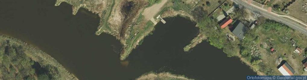 Zdjęcie satelitarne Ujście rz. Święconka do rz. Warta