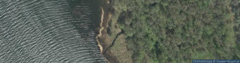 Zdjęcie satelitarne Ujście rz. Ujście do jez. Kisajno