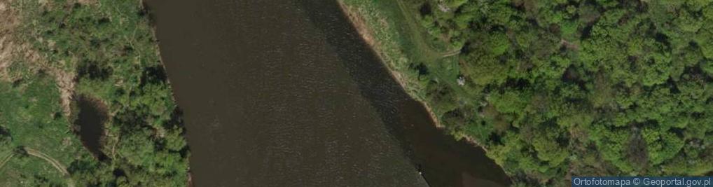 Zdjęcie satelitarne ujście rz. Widawy- rz. Odra [P266