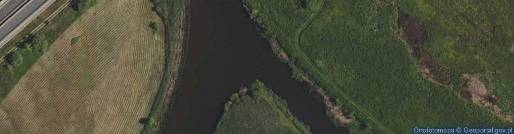 Zdjęcie satelitarne Ujście rz. Zalew do rz. Warta