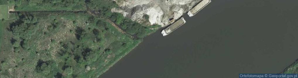 Zdjęcie satelitarne Ujście rzeki Sanki- rz. Wisła [L68