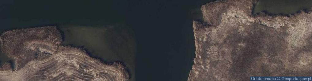 Zdjęcie satelitarne Ujście wód rz. Mulnik do rz. Stara Świna