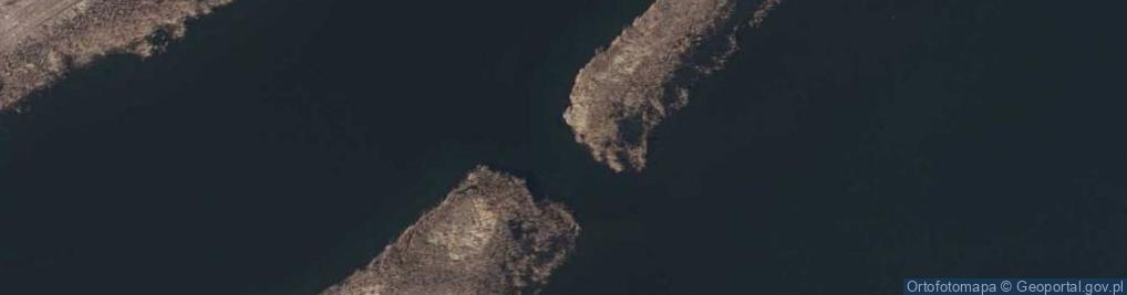 Zdjęcie satelitarne Ujście wód rz. Mulnik i rz. Karwi Bród do rz. Stary Nurt