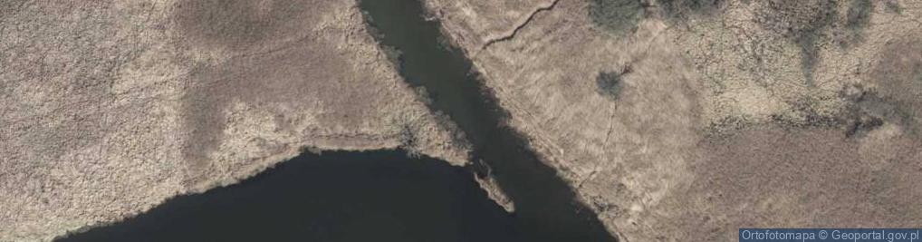 Zdjęcie satelitarne Ujście wód Zatoki Bryneckiej do rz. Brynecki Nurt