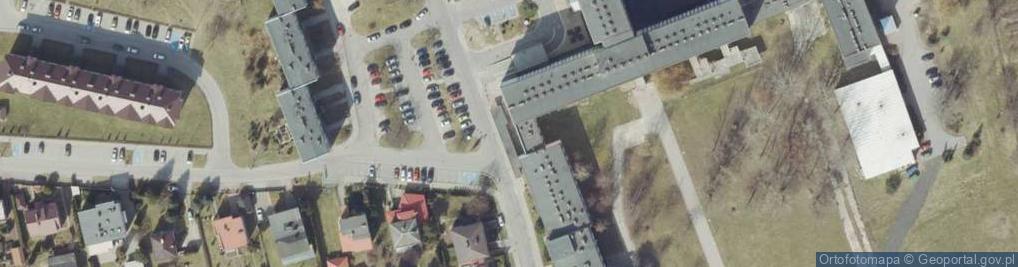 Zdjęcie satelitarne Podjazd do szpitala