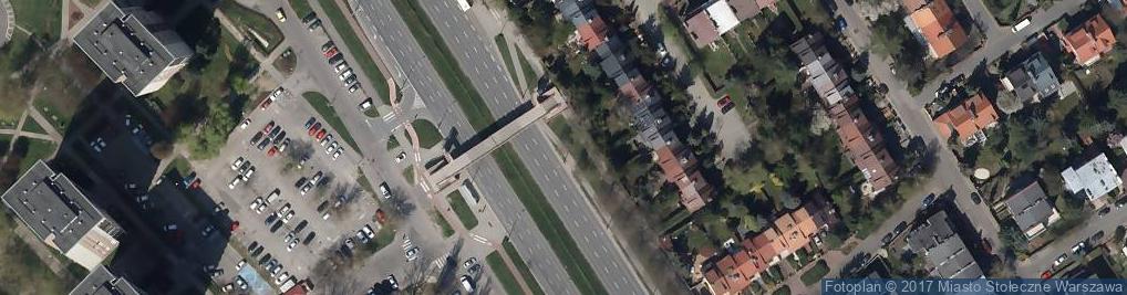 Zdjęcie satelitarne winda - kładka