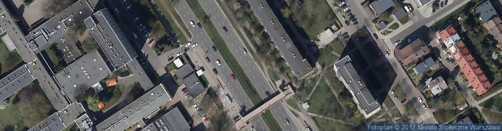 Zdjęcie satelitarne winda - kładka