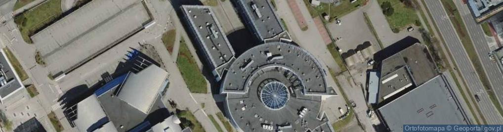 Zdjęcie satelitarne Uniwersytet Gdański