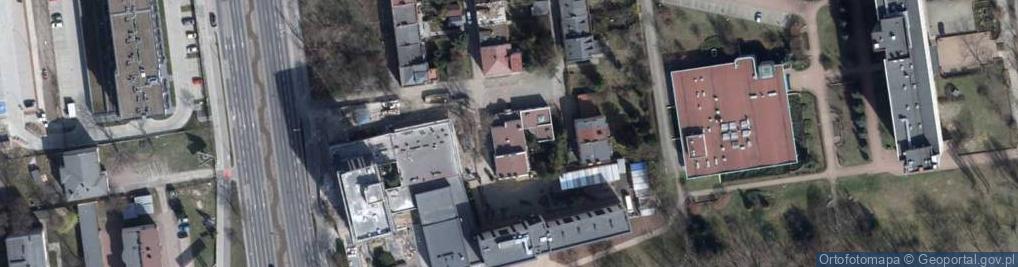 Zdjęcie satelitarne Uniwersytet Łódzki