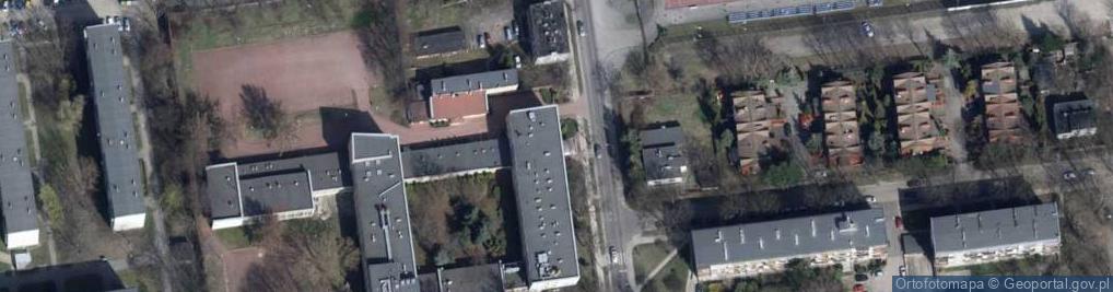 Zdjęcie satelitarne Wydział Chemii Uniwersytetu Łódzkiego