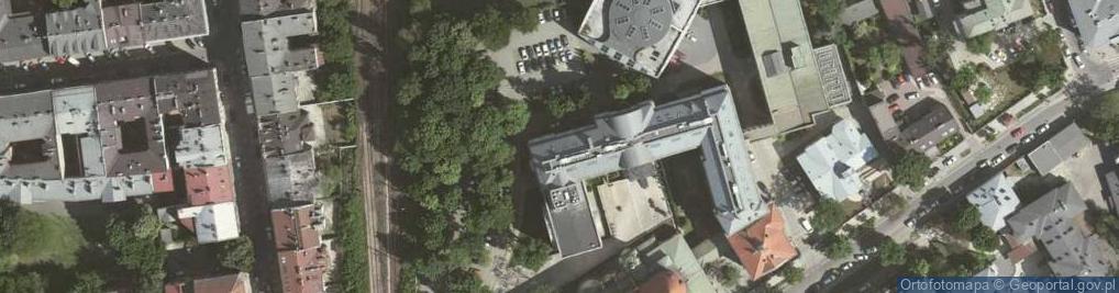 Zdjęcie satelitarne Akademia Ignatianum w Krakowie