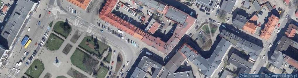 Zdjęcie satelitarne Kujawska Szkoła Wyższa we Włocławku