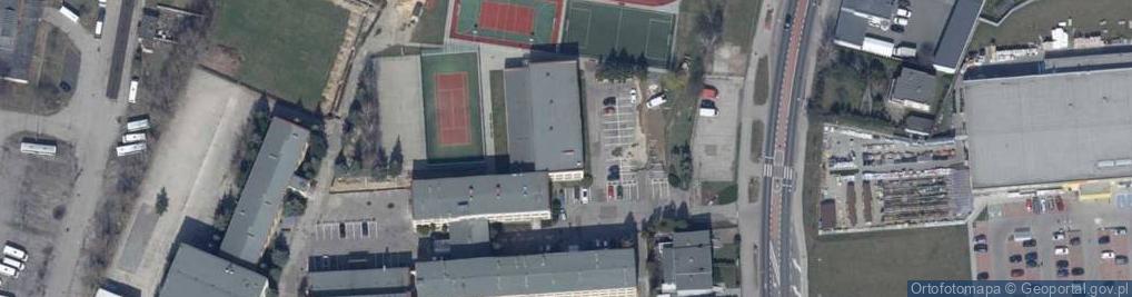 Zdjęcie satelitarne Politechnika Łódzka Wydział Zamiejscowy