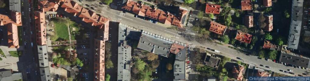 Zdjęcie satelitarne Rektorat i Biblioteka Główna ŚUM