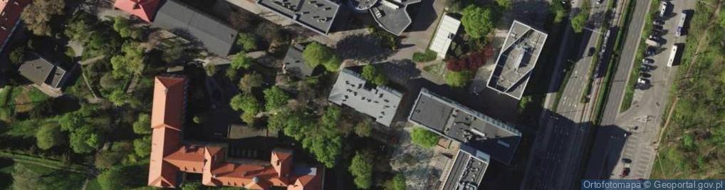 Zdjęcie satelitarne Uniwersytet Ekonomiczny we Wrocławiu
